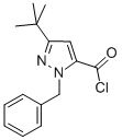 CAS#: 160233-29-4, 3-(1,1-Dimethylethyl)-1-(Phenylmethyl)-1H-Pyrazole-5-Carbonylchloride