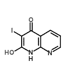 CAS 登录号：160683-15-8， 2-羟基-3-碘-1,8-萘啶-4(1H)-酮