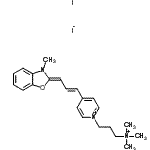 CAS#: 161016-55-3, 4-[(1E,3Z)-3-(3-Methyl-1,3-Benzoxazol-2(3H)-Ylidene)-1-Propen-1-Yl]-1-[3-(Trimethylammonio)Propyl]Pyridinium Diiodide