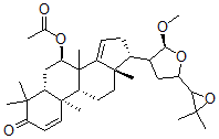 CAS 登录号：161043-67-0， [(5R,7R,9R,10R,13S,17R)-17-[(2S)-5-(3,3-二甲基环氧乙烷-2-基)-2-甲氧基四氢呋喃-3-基]-4,4,8,10,13-五甲基-3-氧代-5,6,7,9,11,12,16,17-八氢环戊烯并[a]菲-7-基]乙酸酯