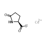 CAS 登录号：16105-06-9， (2S)-5-氧代-2-吡咯烷羧酸酯镉盐(1:1)