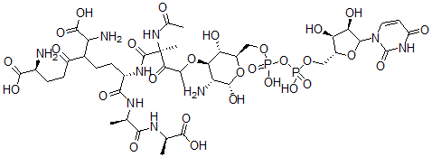 CAS#: 16124-22-4, Udp-N-Acetylmuramic Acid Pentapeptide