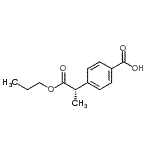 CAS#: 161262-16-4, 4-[(2S)-1-Oxo-1-Propoxy-2-Propanyl]Benzoic Acid