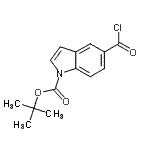 CAS 登录号：161397-68-8， 2-甲基-2-丙基5-(氯甲酰基)-1H-吲哚-1-羧酸酯