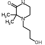 CAS 登录号：161459-57-0， 4-(3-羟基丙基)-3,3-二甲基-2-哌嗪酮