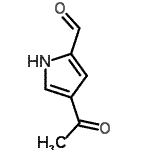 CAS 登录号：16168-92-6， 4-乙酰基-1H-吡咯-2-甲醛