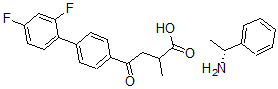 CAS#: 161692-97-3, 4-[4-(2,4-Difluorophenyl)Phenyl]-2-Methyl-4-Oxobutanoic Acid; (1R)-1-Phenylethanamine