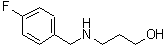 CAS 登录号：161798-73-8， 3-[(4-氟苄基)氨基]-1-丙醇
