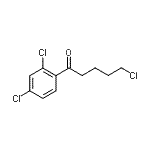 CAS 登录号：161829-91-0， 5-氯-1-(2,4-二氯苯基)-1-戊酮