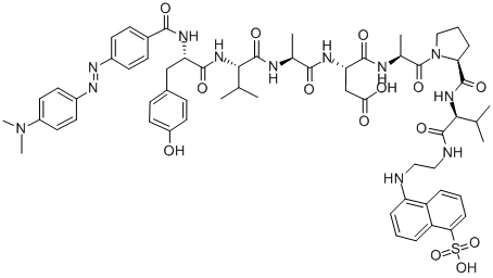 CAS#: 161877-70-9, 4-(4'-Dimethylaminophenylazo)benzoyl-tyrosyl-valyl-alanyl-aspartyl-alanyl-prolyl-valyl-5((2-aminoethyl)amino)naphthalene-1-sulfonic acid