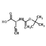 CAS#: 162107-50-8, (2R)-2-({[(2-Methyl-2-Propanyl)Oxy]Carbonyl}Amino)-3-Butynoic Acid