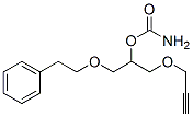 CAS 登录号：16221-67-3， 1-(2-苯基乙氧基)-3-(2-丙炔基氧基)-2-丙醇氨基甲酸酯
