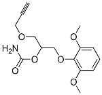 CAS 登录号：16222-54-1， 1-(2,6-二甲氧基苯氧基)-3-(2-丙炔基氧基)-2-丙醇氨基甲酸酯