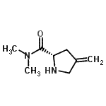 CAS#: 162281-70-1, N,N-Dimethyl-4-Methylene-L-Prolinamide