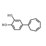 CAS 登录号：16235-31-7， 4-(1,3,5-环庚三烯-1-基)-1,2-苯二酚