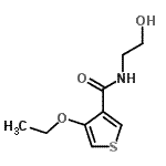 CAS 登录号：162469-48-9， 4-乙氧基-N-(2-羟基乙基)-3-噻吩甲酰胺