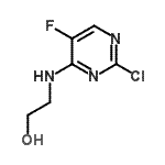 CAS 登录号：16255-90-6， 2-[(2-氯-5-氟-4-嘧啶基)氨基]乙醇