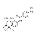 CAS 登录号：162661-91-8， 4-[(5,5,8,8-四甲基-6-氧代-5,6,7,8-四氢-2-萘基)氨基甲酰]苯甲酸