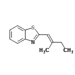 CAS#: 1628-62-2, 2-[(1E)-2-Methyl-1-Buten-1-Yl]-1,3-Benzothiazole