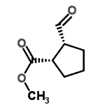 CAS 登录号：162870-69-1， 甲基(1S,2R)-2-甲酰基环戊烷羧酸酯