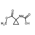 CAS 登录号：162873-03-2， [1-(甲氧羰基)环丙基]氨基甲酸