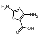 CAS#: 162880-44-6, 2,4-Diamino-1,3-Thiazole-5-Carboxylic Acid