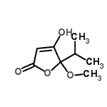 CAS 登录号：162892-99-1， 4-羟基-5-异丙基-5-甲氧基-2(5H)-呋喃酮