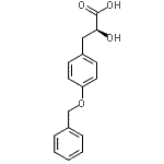 CAS 登录号：162919-37-1， (2S)-3-[4-(苄氧基)苯基]-2-羟基丙酸
