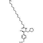 CAS 登录号：163042-37-3， N-[(1R,2R)-1-羟基-1-(4-甲氧基苯基)-3-(1-吡咯烷基)-2-丙基]十六烷酰胺