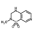 CAS#: 163136-98-9, 2-Methyl-3,4-Dihydro-2H-Pyrido[4,3-e][1,2,4]Thiadiazine 1,1-Dioxide