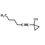 CAS 登录号：163211-82-3， 1-(1-己炔-1-基)环丙醇