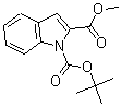 CAS#: 163229-48-9, 1H-Indole-1,2-Dicarboxylic Acid 1-(1,1-Dimethylethyl) 2-Methyl Ester