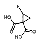 CAS#: 163266-04-4, 2-Fluoro-1,1-Cyclopropanedicarboxylic Acid