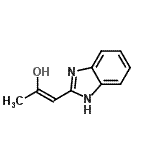 CAS 登录号：163393-11-1， (1Z)-1-(1H-苯并咪唑-2-基)-1-丙烯-2-醇