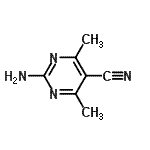 CAS#: 16341-54-1, 2-Amino-4,6-Dimethyl-Pyrimidine-5-Carbonitrile