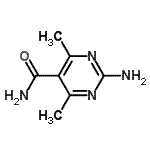 CAS 登录号：16341-62-1， 2-氨基-4,6-二甲基-5-嘧啶甲酰胺