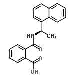 CAS#: 163438-05-9, 2-{[(1R)-1-(1-Naphthyl)Ethyl]Carbamoyl}Benzoic Acid
