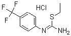 CAS 登录号：163490-78-6， N-[4-(三氟甲基)苯基]-硫代氨基亚胺酸乙酯盐酸盐(1:1)