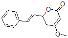 CAS#: 1635-33-2, 4-Methoxy-6-[(E)-2-phenylethenyl]-5,6-dihydropyran-2-one