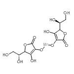 CAS 登录号：16351-10-3， 锰(2+)5-[(1R)-1,2-二羟基乙基]-4-羟基-2-氧代-2,5-二氢-3-呋喃醇酸酯5-[(1S)-1,2-二羟基乙基]-4-羟基-2-氧代-2,5-二氢-3-呋喃醇酸酯(1:1:1)