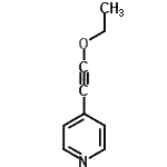 CAS 登录号：163680-65-7， 4-(乙氧基乙炔基)吡啶