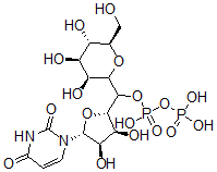 CAS#: 16375-64-7, Uridine Diphosphate Mannose