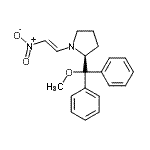 CAS 登录号：163814-41-3， (2S)-2-[甲氧基(二苯基)甲基]-1-[(E)-2-硝基乙烯基]吡咯烷