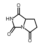 CAS 登录号：164015-09-2， 二氢-1H-吡咯并[1,2-c]咪唑-1,3,5(2H,6H)-三酮