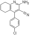 CAS 登录号：164026-59-9， 2-氨基-4-(4-氯苯基)-5,6,7,8-四氢-3-喹啉甲腈
