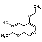 CAS 登录号：164077-49-0， (E)-1-(3,5-二乙氧基-4-吡啶基)-N-羟基甲亚胺