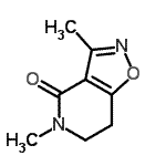 CAS#: 164223-46-5, 3,5-Dimethyl-6,7-Dihydro[1,2]Oxazolo[4,5-c]Pyridin-4(5H)-One