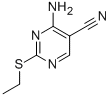 CAS 登录号：16462-29-6， 4-氨基-2-(乙硫基)-5-嘧啶甲腈