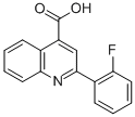 CAS 登录号：1647-89-8， 2-(2-氟苯基)-4-喹啉羧酸