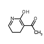 CAS 登录号：164718-06-3， 1-(2-羟基-4,5-二氢-3-吡啶基)乙酮